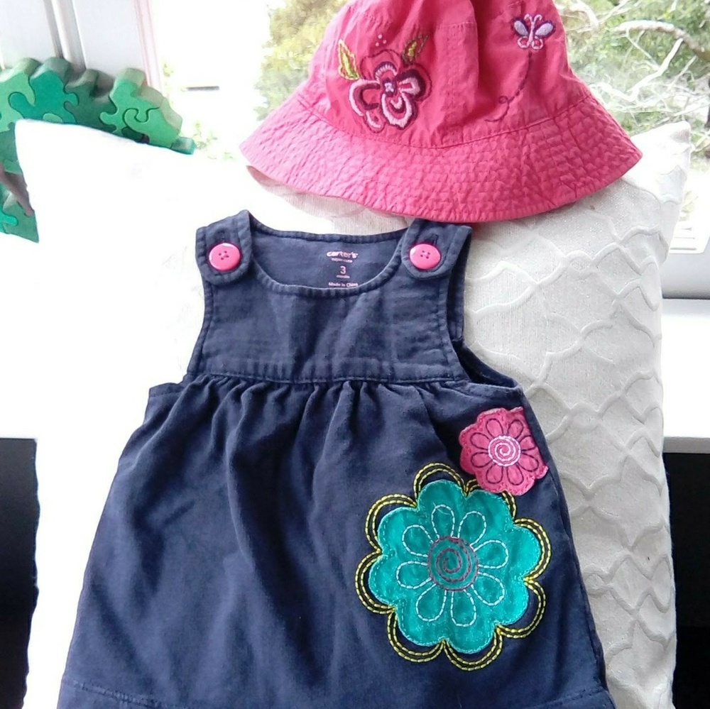 Baby girl 3 month matching outfit.